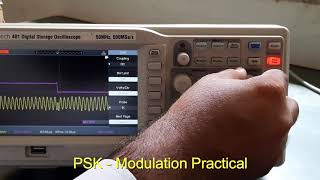 PSK Modulation  Demodulation  Lab Experiment  Phase Shift Keying  Practical  Modulation [upl. by Edveh924]