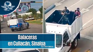 Reportan balaceras en distintos puntos de Culiacán Sinaloa [upl. by Enelrihs418]