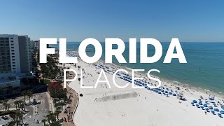 10 Best Places to Visit in Florida  Travel Video [upl. by Matrona]