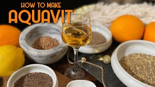 How to Make Traditional Aquavit and with extra spice Homemade Aquavit Recipe [upl. by Alrep]