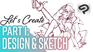 3 helpful steps for character sketches  Inma R [upl. by Yatnuahs184]