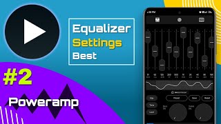 Poweramp Best Equalizer Settings For Bass Lovers  Best Music Player Poweramp [upl. by Norad]