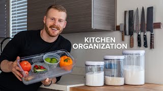 Beginners guide to Kitchen Organization Fridge Pantry Knives Pots  more [upl. by Ielhsa815]