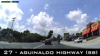 Road Trip 27  Aguinaldo Highway SB  CavitexBacoor to Tagaytay Rotunda [upl. by Nahgiem]