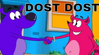 Dost Dost Ep  62  Pyaar Mohabbat Happy Lucky  Funny Hindi Cartoon Show  Zee Kids [upl. by Olwena]