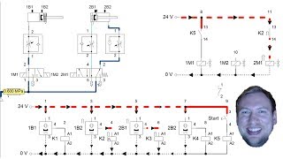 Pneumatics Electric Control  FESTO FluidSIM Part 3 [upl. by Albertine]