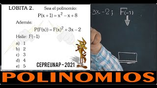 POLINOMIOS  ÁLGEBRA [upl. by Ihtraa]