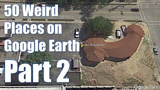 50 Weird places on Google Earth with coordinates  Part 2 [upl. by Ailisab]