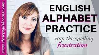 How to Say English Letters American English Alphabet Pronunciation [upl. by Astred]