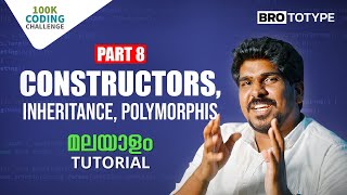 Part 8  Constructors Inheritance Polymorphism  Java Programming Malayalam Tutorial [upl. by Yrtua]