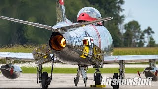 F86 Sabre Aerobatics  No Music  Airshow London 2018 [upl. by Ardeid94]