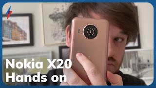 Nokia X20 Hands on and first look  Trusted Reviews [upl. by Gavrah]