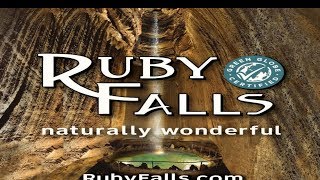 RUBY FALLS UNDERGROUND WATER FALL CAVE GUIDE TOUR  Chattanooga TN [upl. by Cirilla]