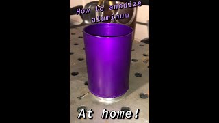 HOW TO Anodize Your Aluminum Parts At Home [upl. by Anaujait]