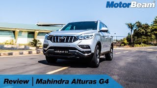 Mahindra Alturas G4 Review  Better Than Fortuner  MotorBeam [upl. by Eenattirb]