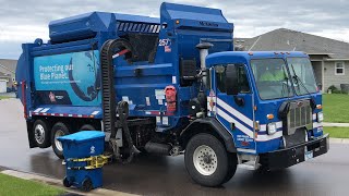 Republic Services Peterbilt 520 McNeilus ZR Garbage Truck [upl. by Amias]