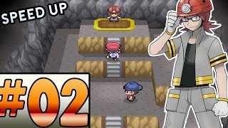 Pokemon Platinum Walkthrough Part 2  Oreburgh City amp Gym Leader Roark SPEED UP [upl. by Alford]