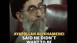 Irans Supreme Leader In 1989 I Am Not Qualified [upl. by Naillij]