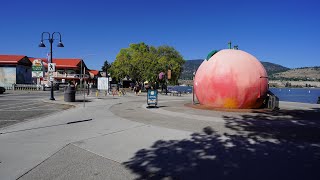 Penticton British Columbia  Walking Tour in 4K UHD [upl. by Selegna]