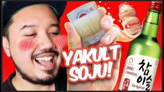 How To Make Yakult Soju Recipe  Yakult Soju Ratio [upl. by Ahselet]