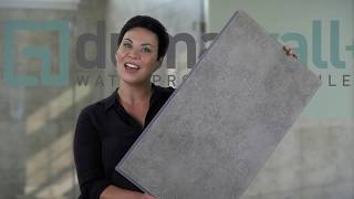 DumaWall—Groutless Waterproof Wall Panels [upl. by Aerdnaed]