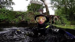 Scuba Diving the River Waveney Junk Monkeys at Bungay Suffolk British River Diving [upl. by Sarah]