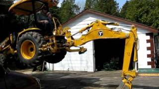 John Deere 110 tlb power demonstration [upl. by Pollock839]