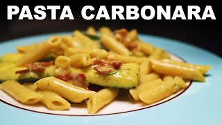 Carbonara pasta with zucchini [upl. by Tita692]