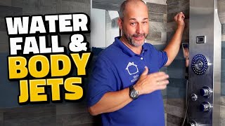 Shower Tower Installation  Easy Plumbing For Beginners [upl. by Amapuna]