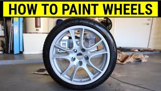 How to Spray Paint Your Wheels  DIY Tutorial [upl. by Janiuszck]