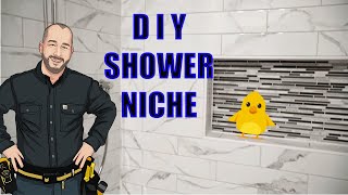 How to Build a Shower Niche [upl. by Ellyn907]