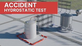 Process Accident  Industrial Accident during Hydrostatic Test 4K [upl. by Knowlton]