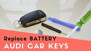 How to replace AUDI Car Key Battery [upl. by Itnahsa]