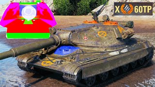 60TP Lewandowskiego WeakSpots and Armor  WoT [upl. by Atinehc]