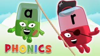 Phonics  AR Sound  Learn to Read  Alphablocks [upl. by Atiuqrahc]