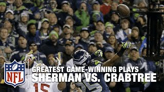 Richard Sherman vs Michael Crabtree The Swat Heard Around the World  2013 NFC Championship Game [upl. by Negaem]