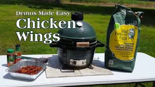 Big Green Egg Demos Made Easy Chicken Wings [upl. by Jamill]