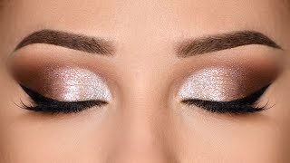 CLASSIC SPARKLY Glam Smokey Eye Makeup Tutorial [upl. by Eico485]