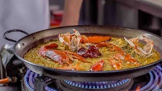 Paella de bogavante arroz seco de marisco Lobster rice [upl. by Leffen]