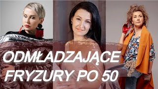 20 pomysłów 🎀 na fryzury odmładzające po 50 [upl. by Hayidah]