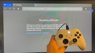 Xbox Series XS How to Start InPrivate Browsing in Internet Web Browser Tutorial Microsoft Edge [upl. by Halette547]