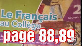 le français au collège  periode 4 sequence 1 [upl. by Haet]