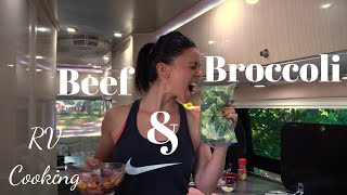 Beef and Broccoli  RV Cooking amp Healthy RV Recipes 9 [upl. by Ayam]