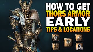 How To Get Thors Armor EARLY Tips That Will Save Your Life  Assassins Creed Valhalla [upl. by Anastice]