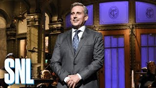 Steve Carell Returns to SNL Monologue  SNL [upl. by Eiclehc]