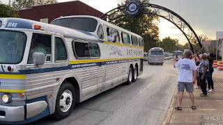 Blytheville Arkansas bus rally parade [upl. by Placeeda]