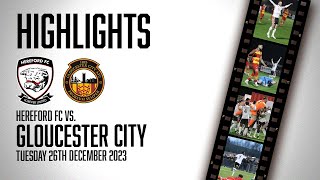 HIGHLIGHTS  Gloucester 23 Hereford [upl. by Aicatsue]