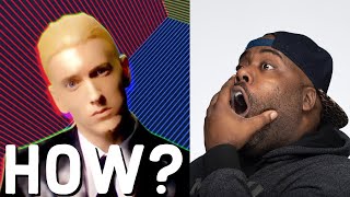 First Time Hearing Eminem  Rap God Explicit Reaction [upl. by Shellans]