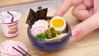 Perfect Miniature RAMEN Recipe  Spicy Chicken Noodles amp ASMR Mini Food by Miniature Cooking [upl. by Ecreip842]