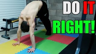 Pike Push Up Tutorial  Do It Right [upl. by Ayekahs]